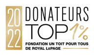 Logo Top 1% Donor Un Toit Pour Tous